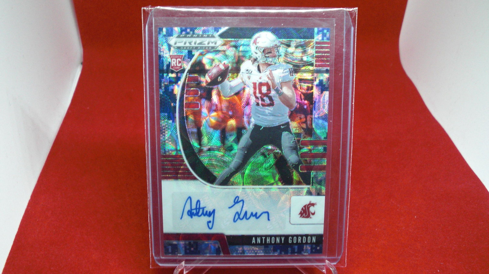 anthony gordon signature rookie #14/25: in top loader