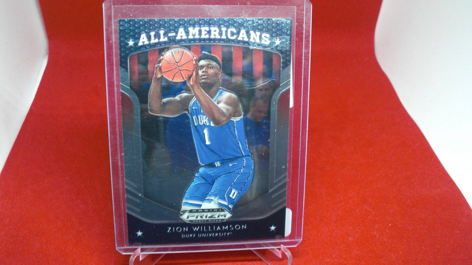 zion williamson all-american: in top loader