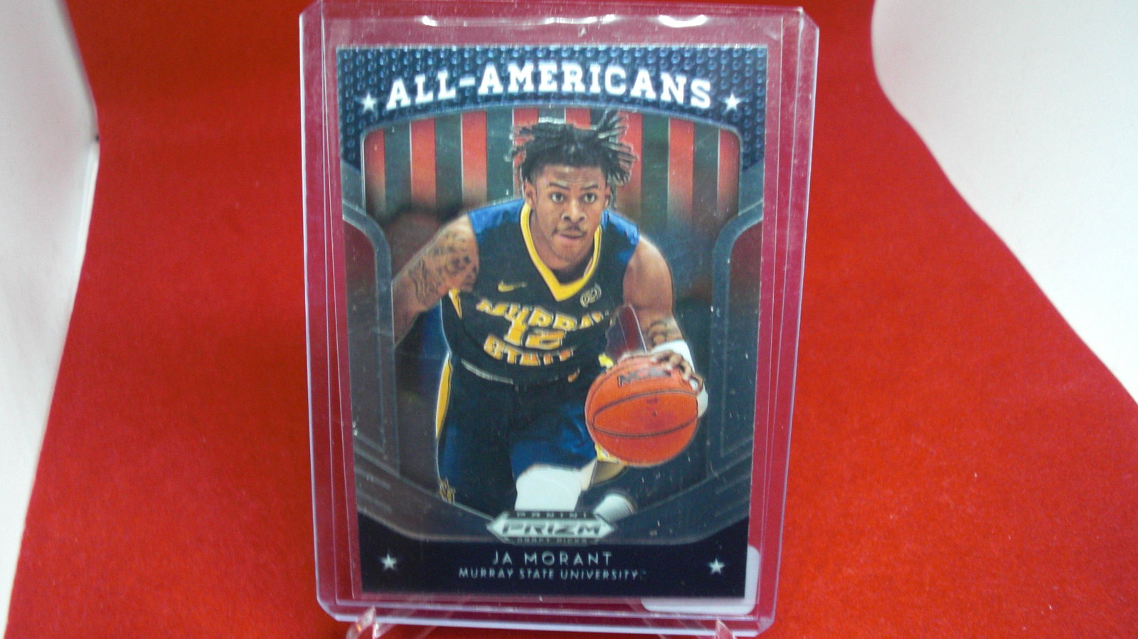 ja morant all american prizm: in top loader