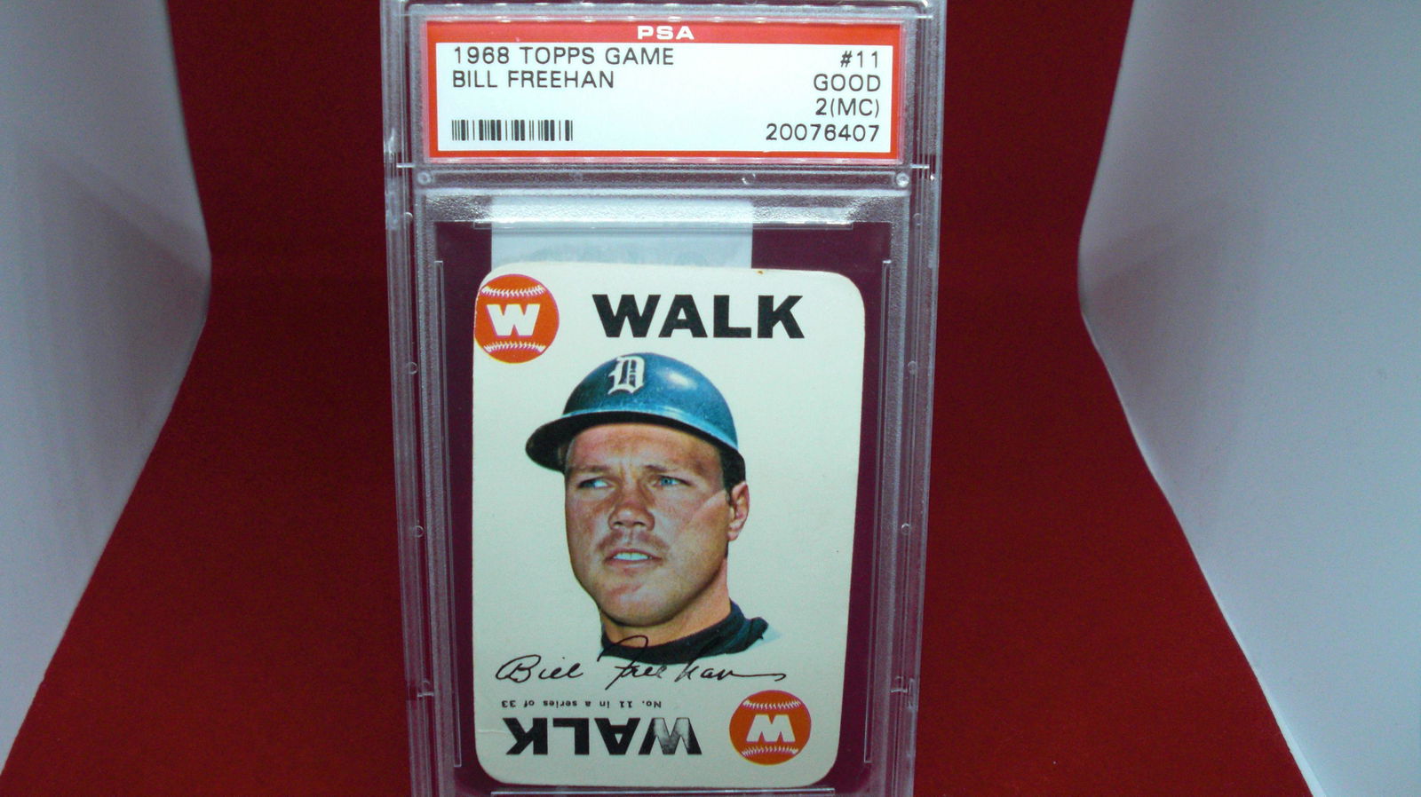 psa graded 1968 bill freehan good 2 (1 of 1)