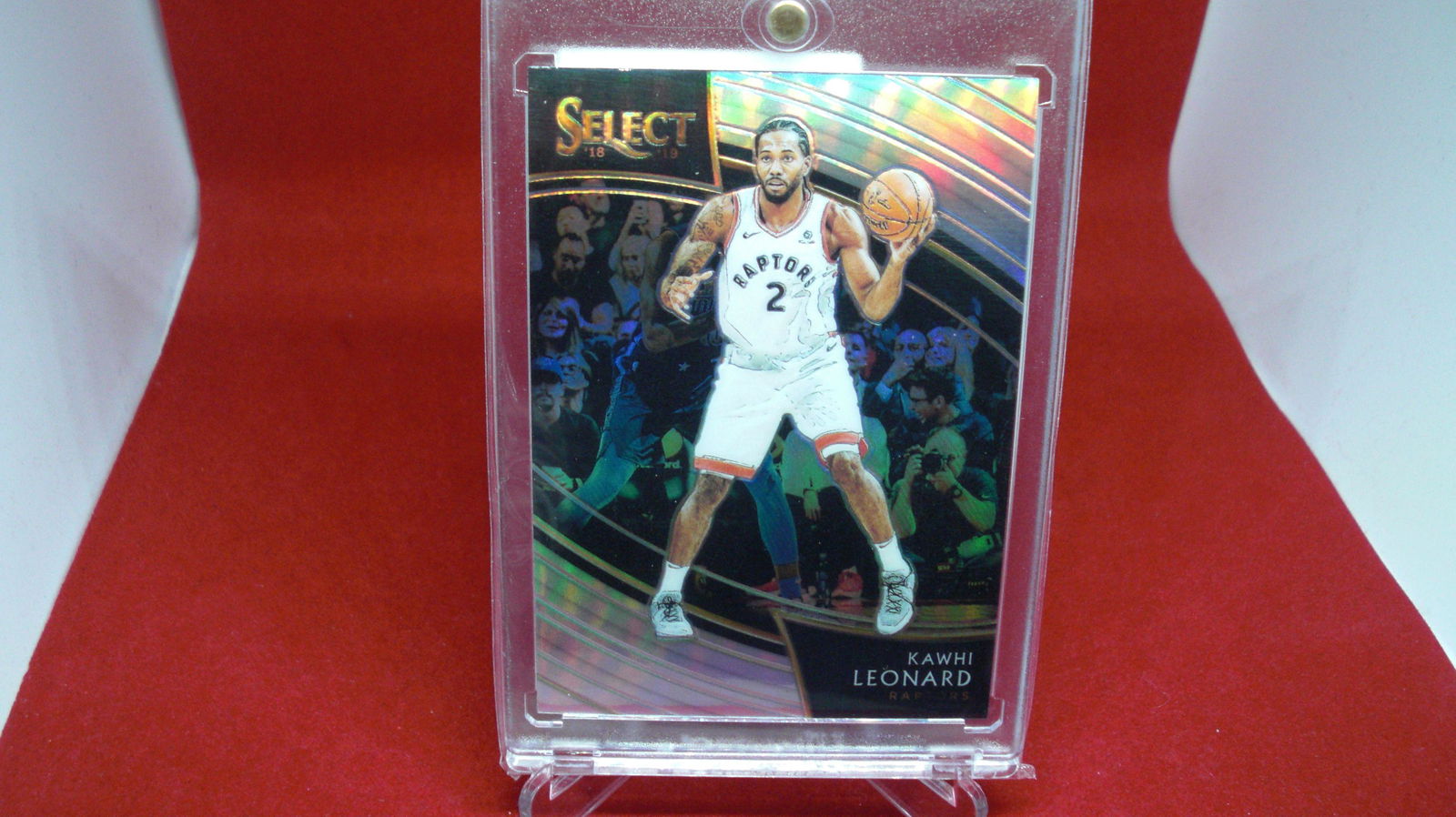 2019 select silver kawhi leonard refractor no.287 (1 of 1)