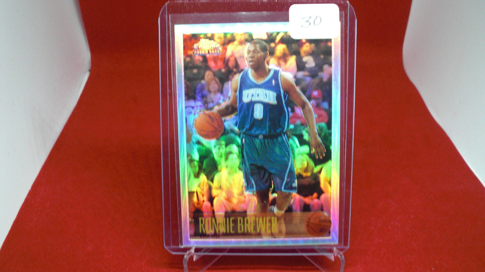 RONNIE BREWER RC CARD REFRACTOR (1 of 1)