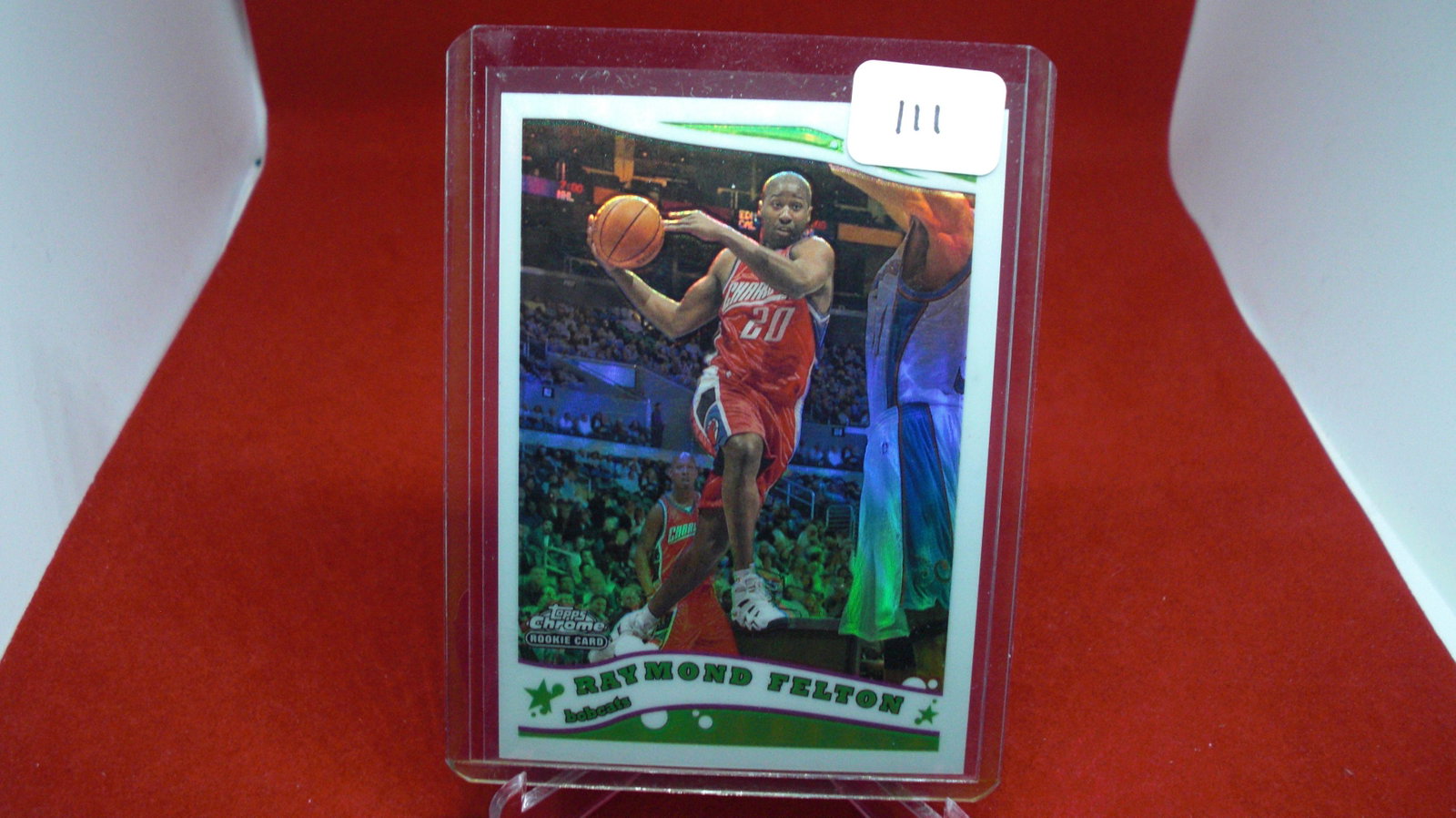 RAYMOND FELTON RC REFRACTOR 845/999: RAYMOND FELTON RC CARD