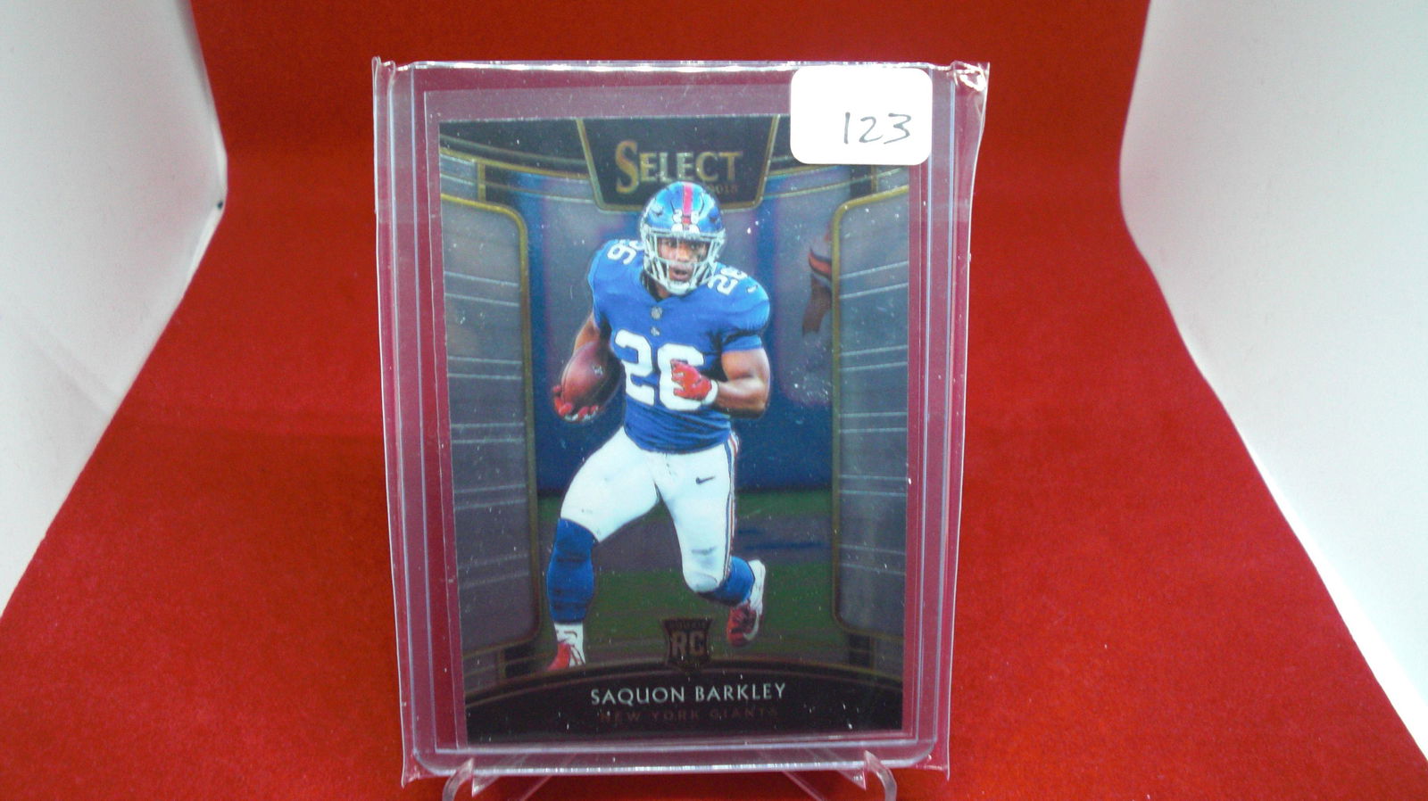 SAQUON BARKLEY RC CARD (1 of 1)