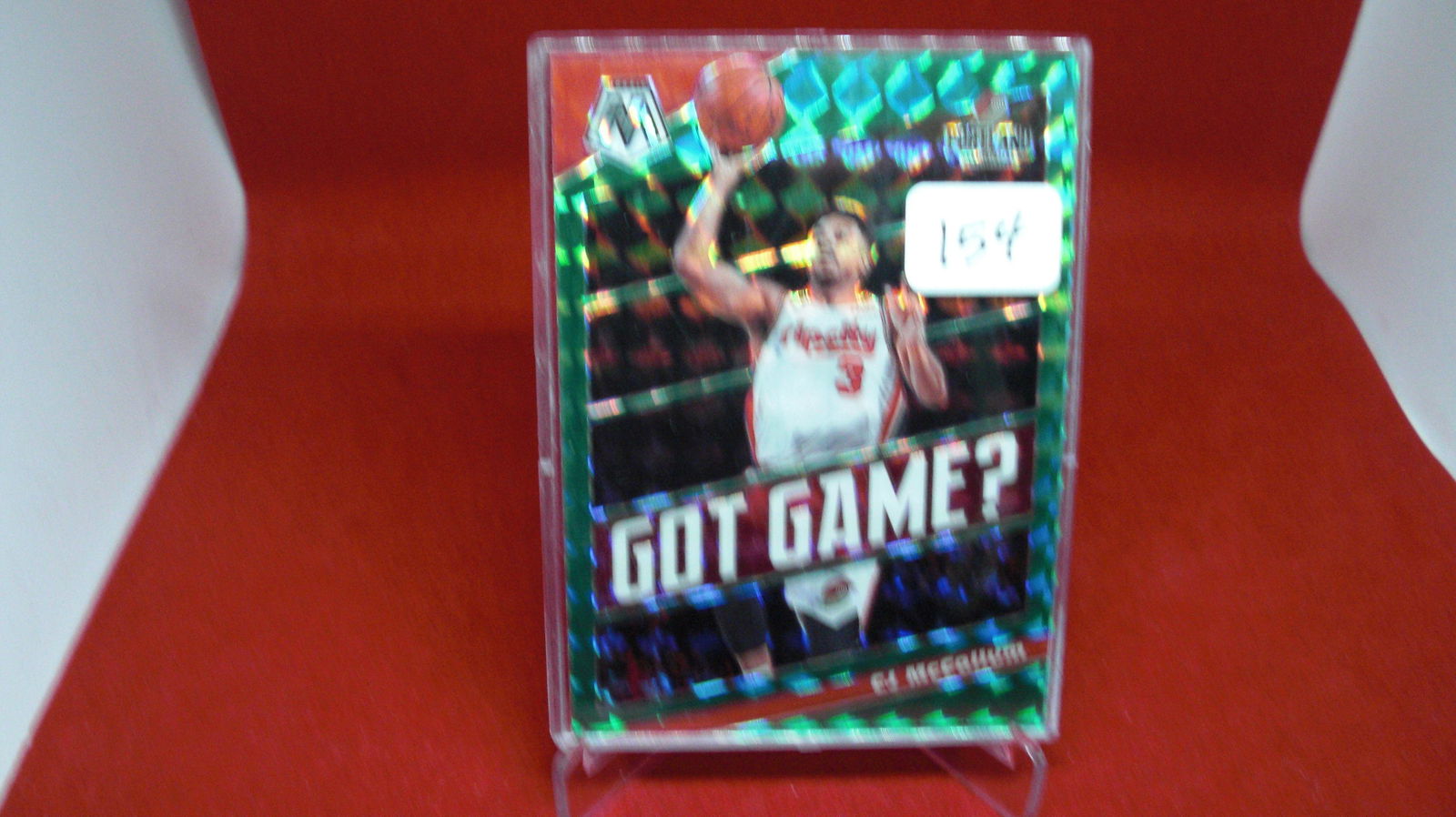 CJ McCOLLUM MOSAIC GREEN PRIZM (1 of 1)