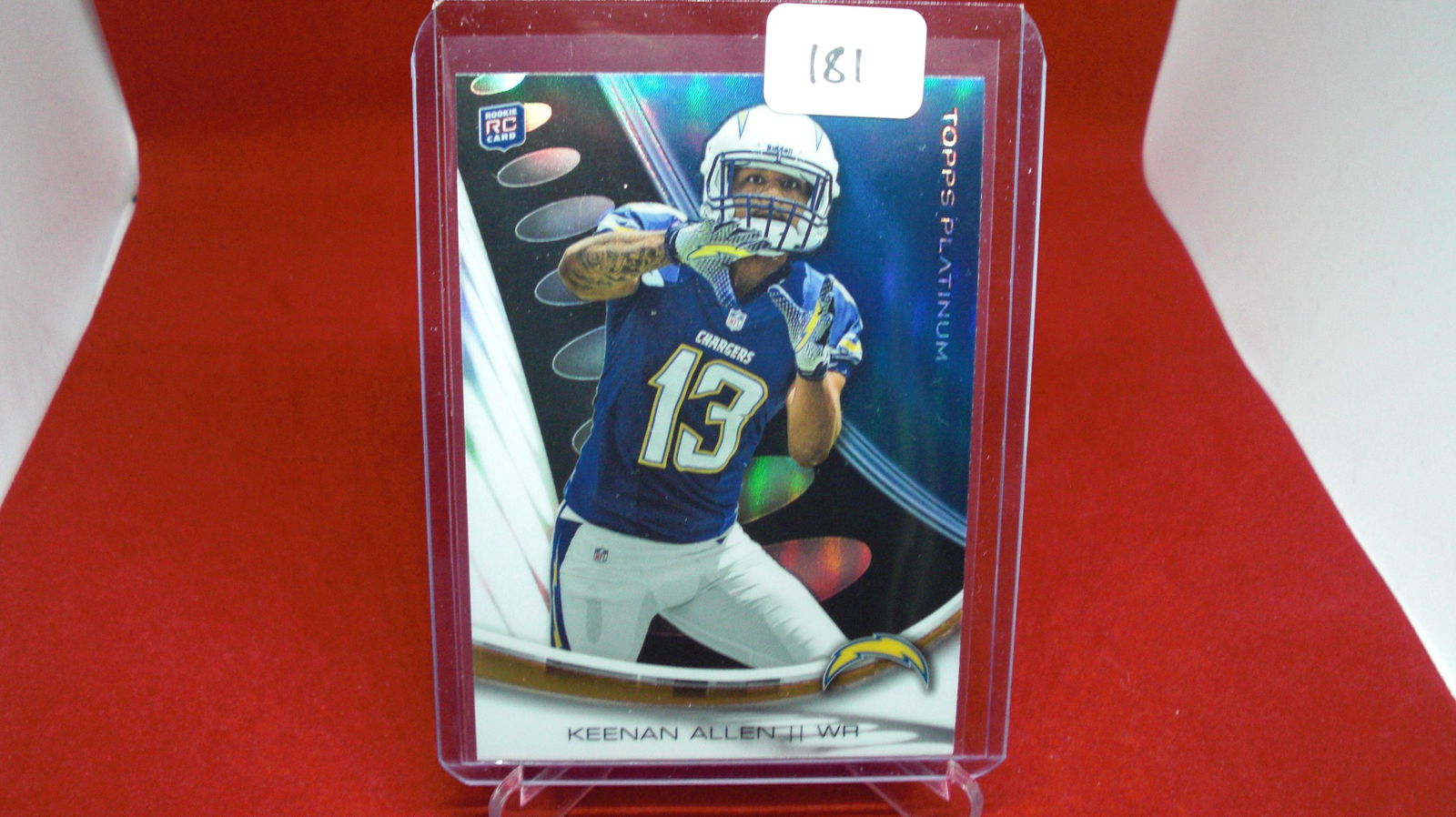 KEENAN ALLEN RC CARD REFRACTOR (1 of 1)