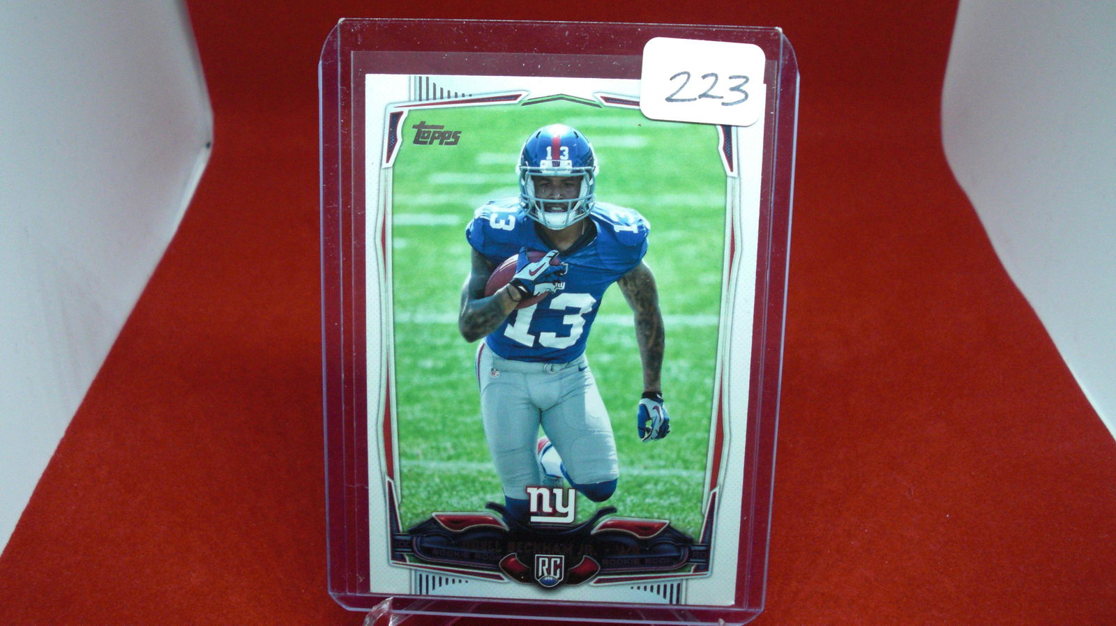 ODELL BECKHAM JR. RC CARD (1 of 1)