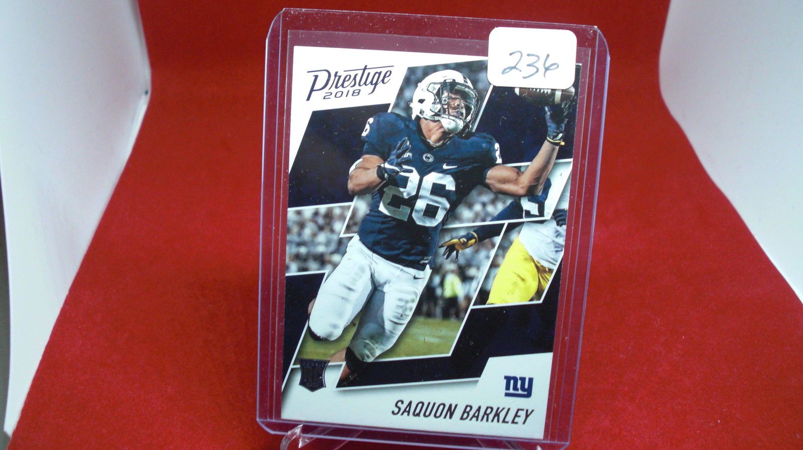 SAQUON BARKLEY RC CARD (1 of 1)