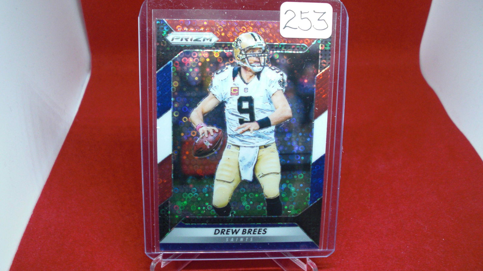 DREW BREES RED, WHITE,& BLUE PRIZM (1 of 1)