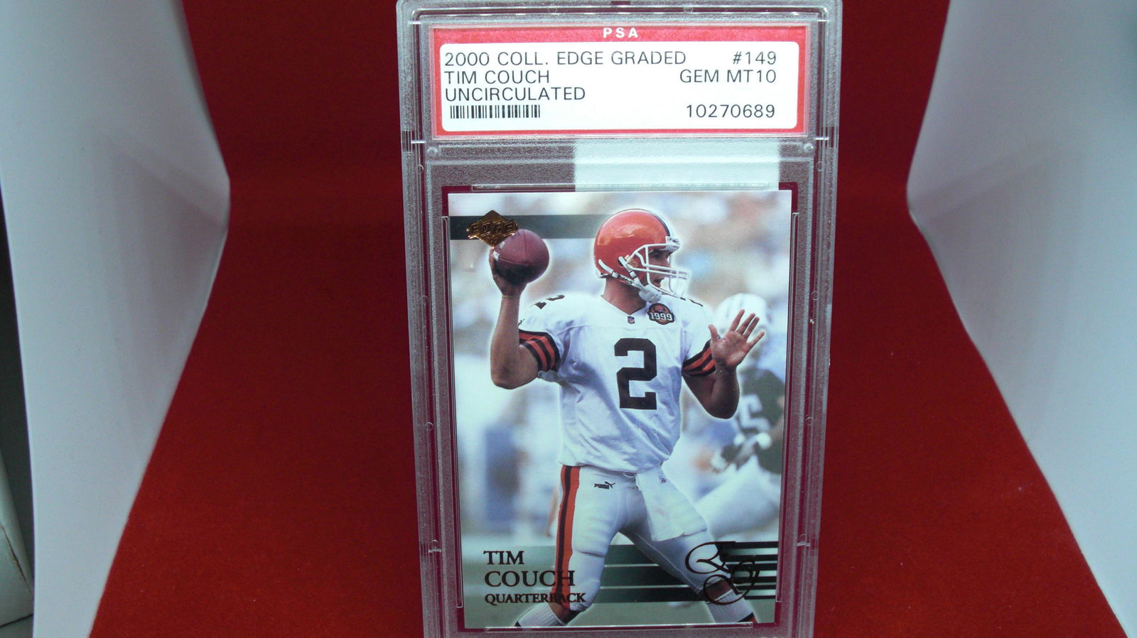 psa graded tim couch mint 10 1 of 5000 (1 of 1)