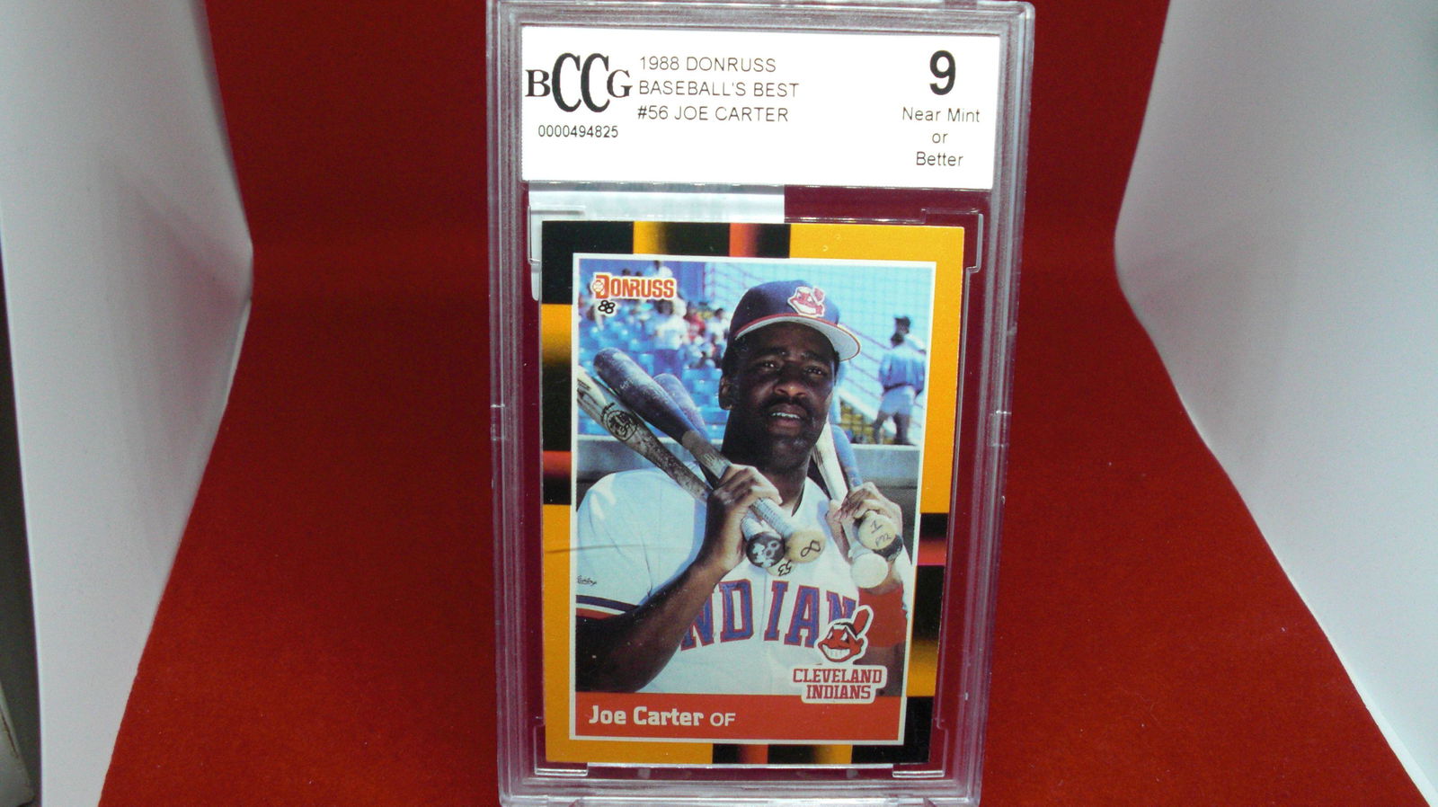 beckett graded joe carter mint 9 (1 of 1)