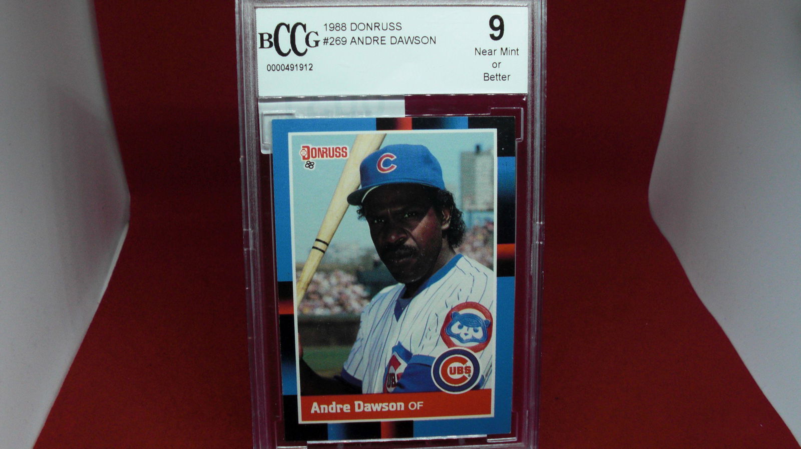 beckett graded andre dawson mint 9 (1 of 1)