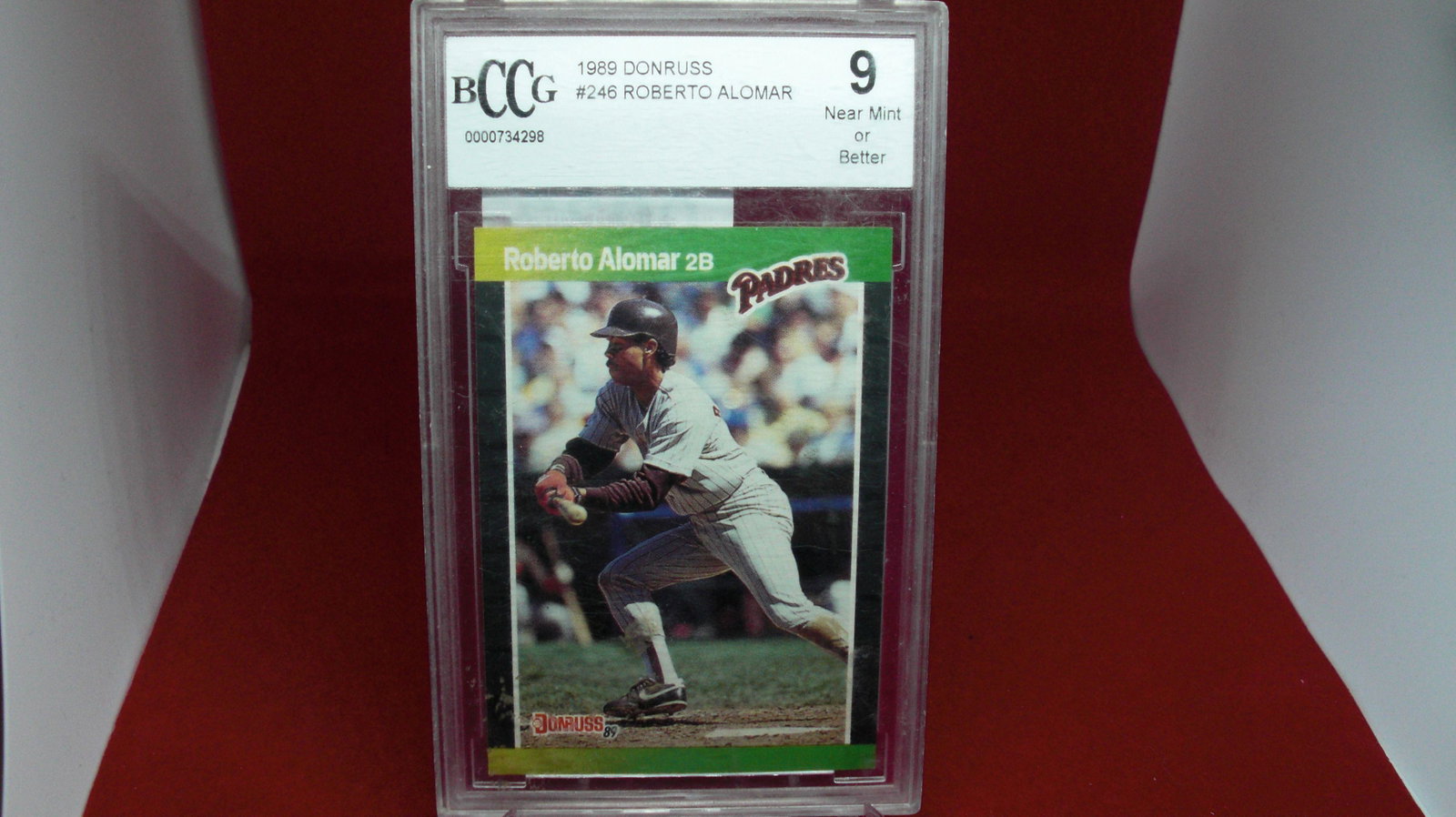 beckett graded roberto alomar mint 9: nice graded card