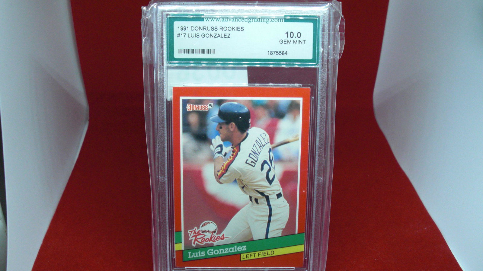 advantage graded luis gonzalez mint 10 1991 (1 of 1)