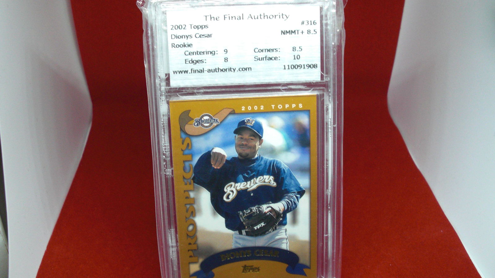 the final authority graded dionys cesar mint 8.5 (1 of 1)