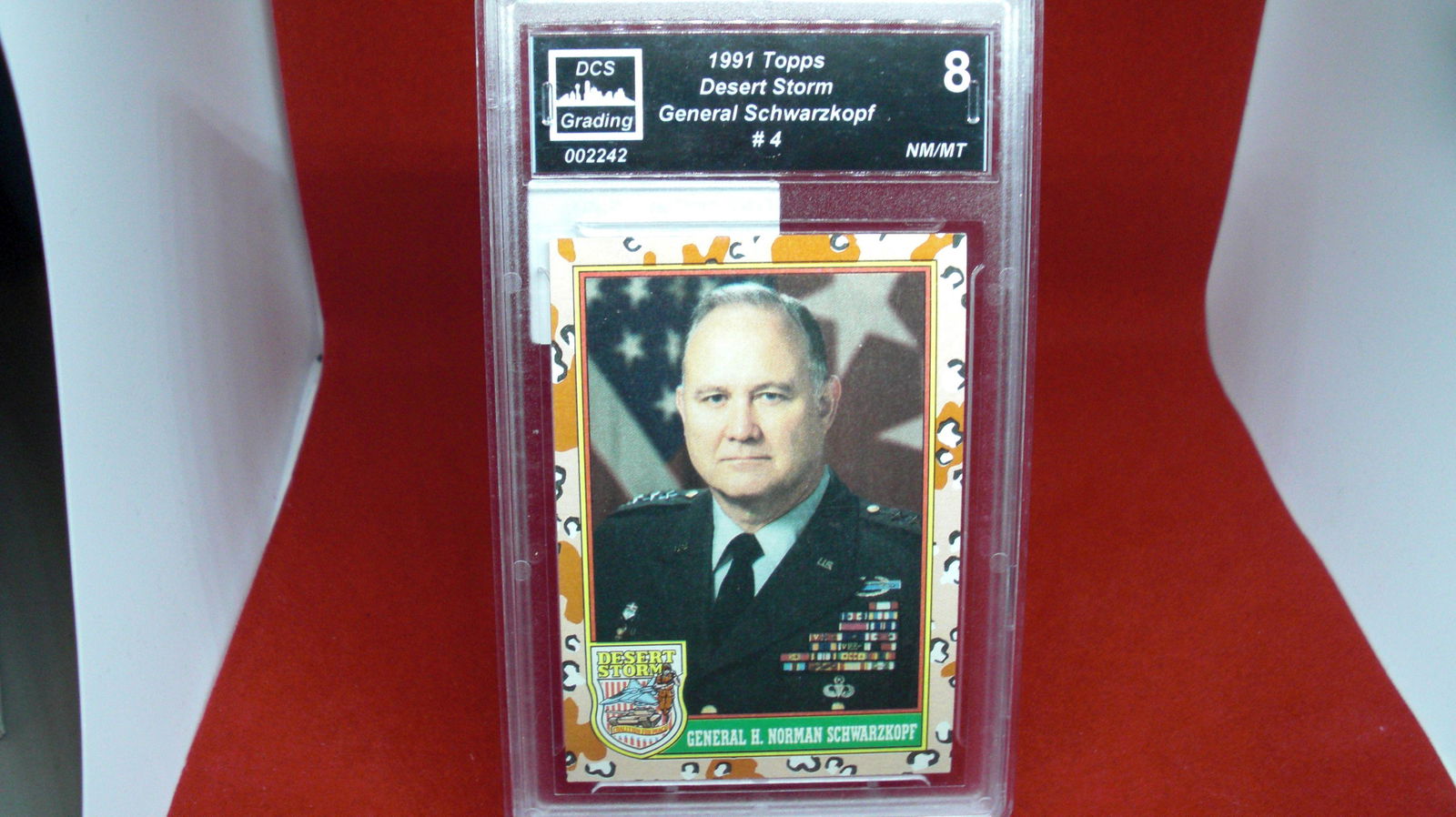 dcs graded 1991 general schwarzkopf mint 8 (1 of 1)