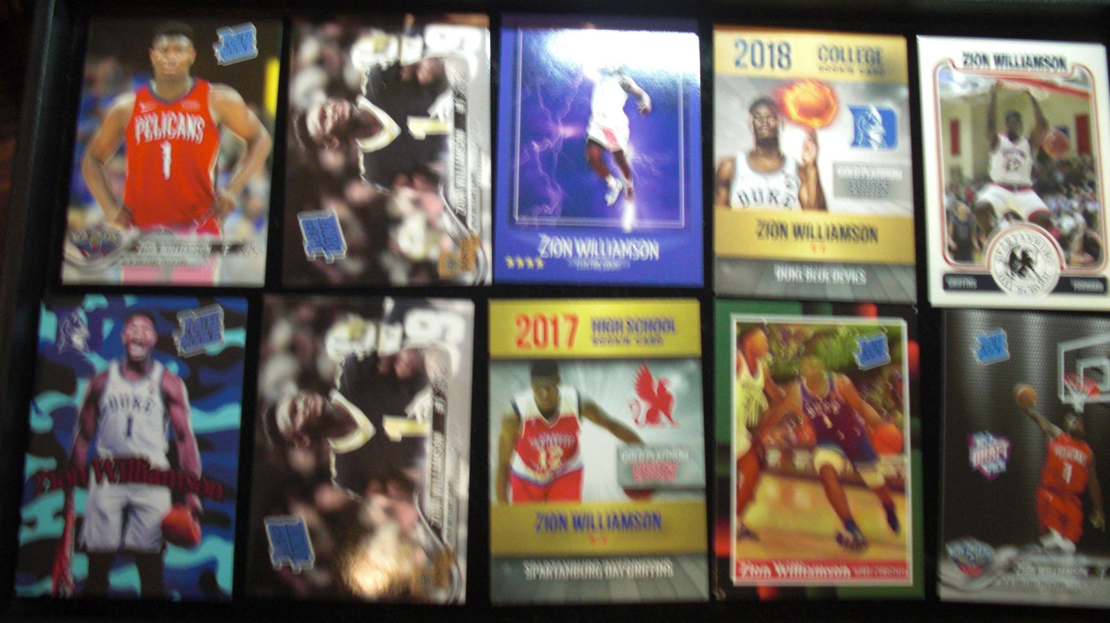 lot of 10 zion williamson cards (1 of 1)