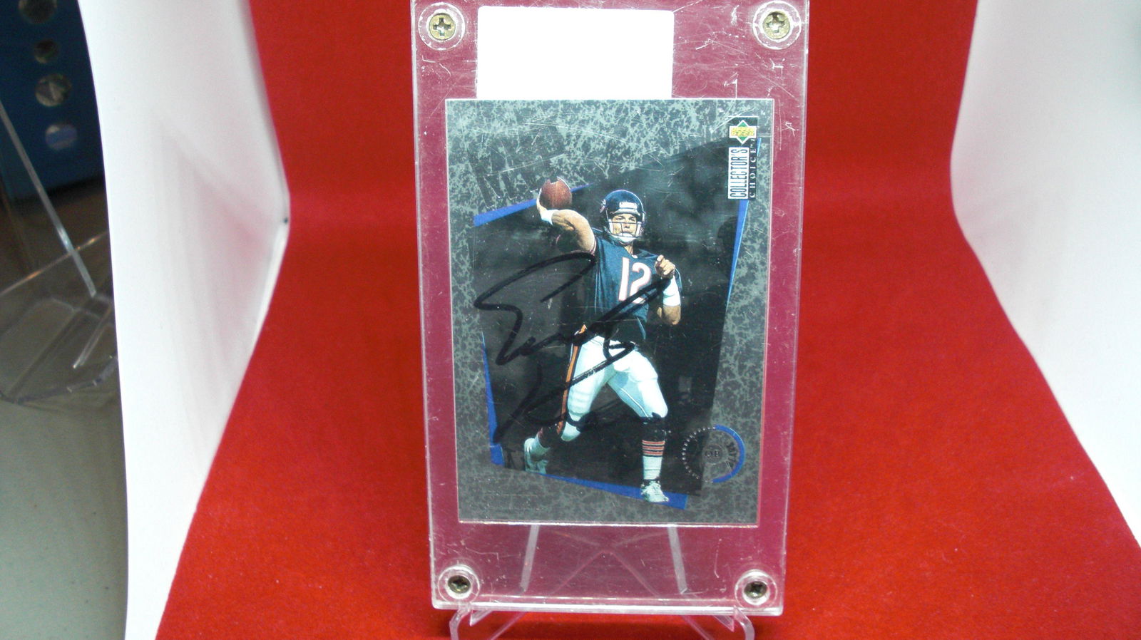 erik kramer signature card (no coa) (1 of 1)