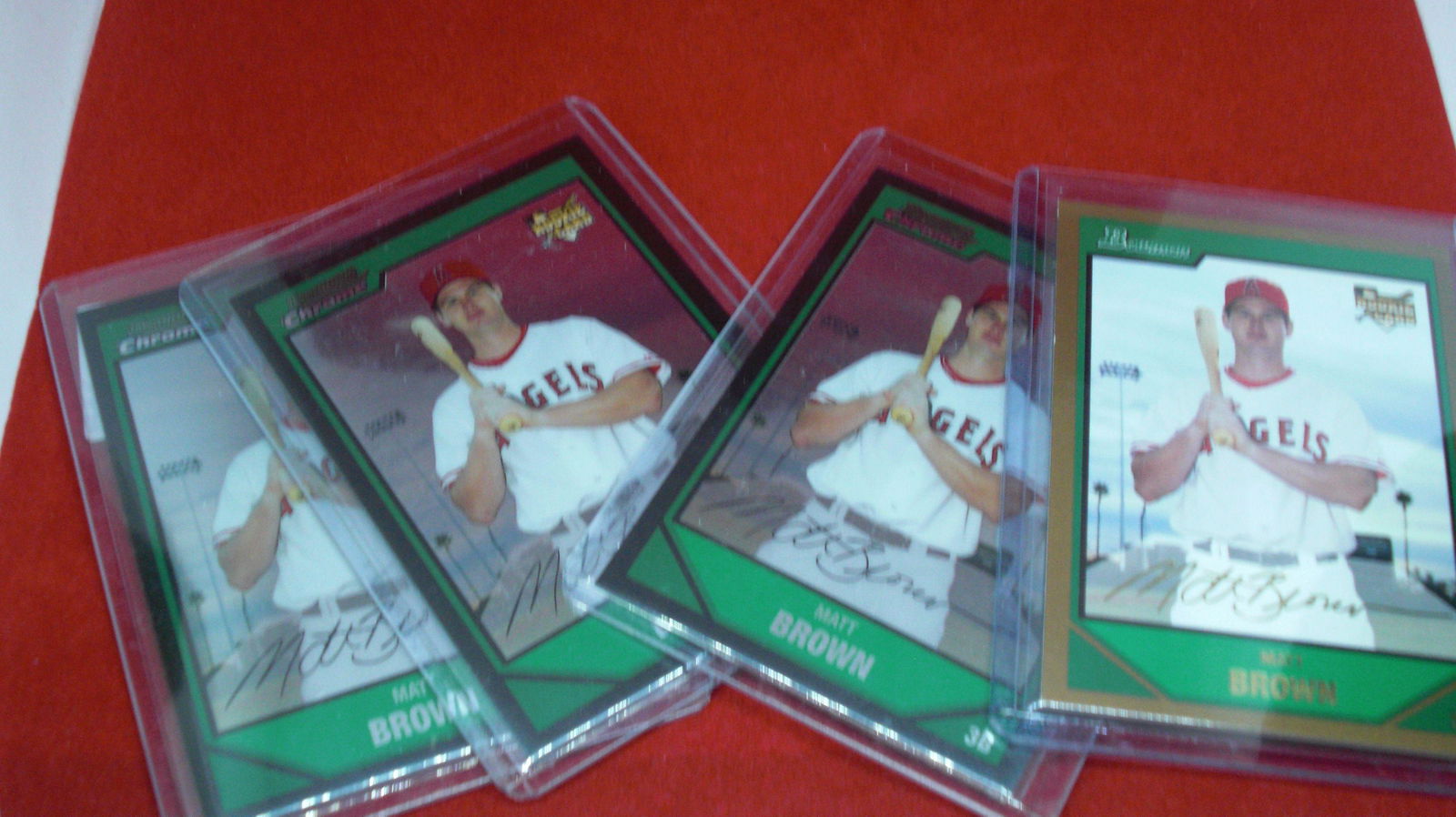 lot of 4 matt brown cards (1 of 1)