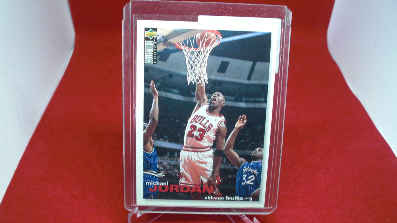 michael jordan card: in top loader