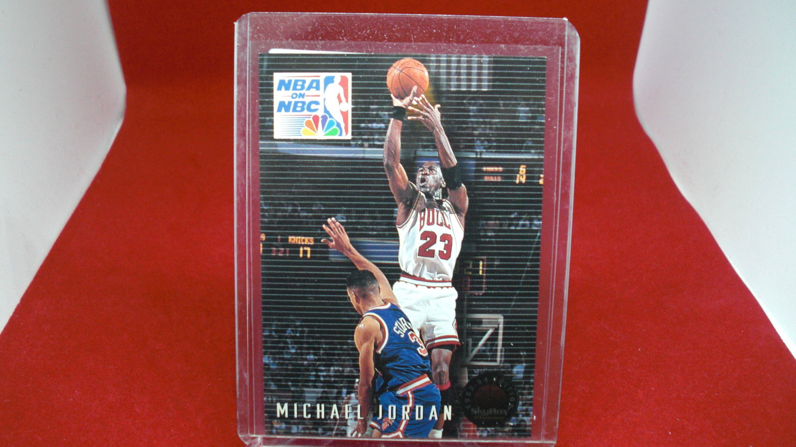 michael jordan card: in top loader