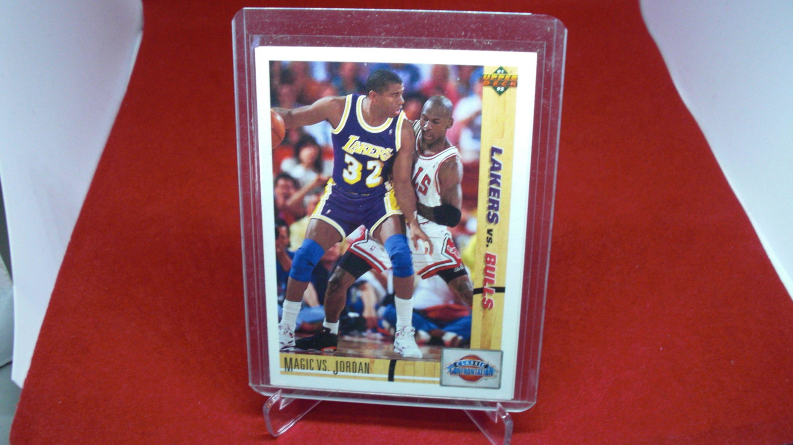 michael jordan card: in top loader