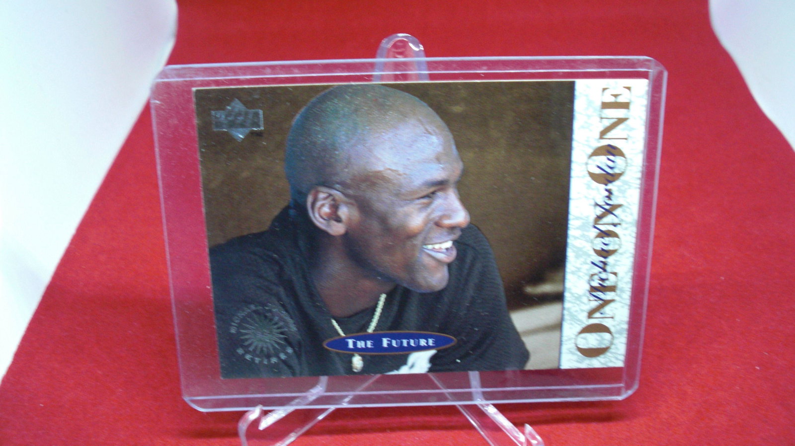michael jordan card: in top loader