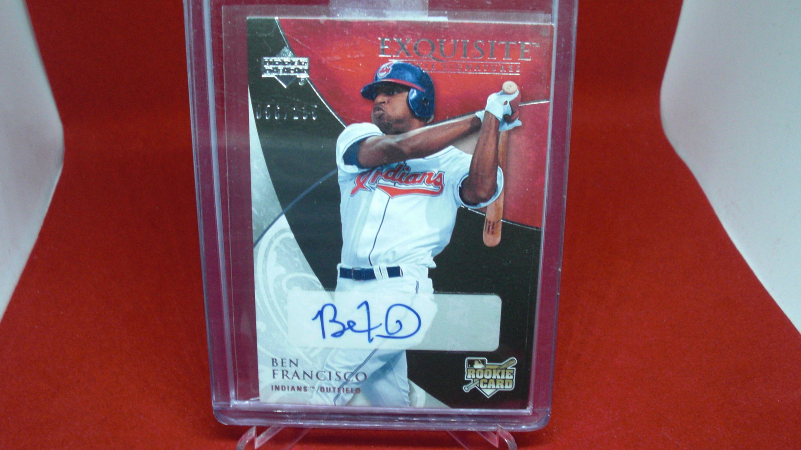 ben francisco signature exquisite #056/235: in top loader