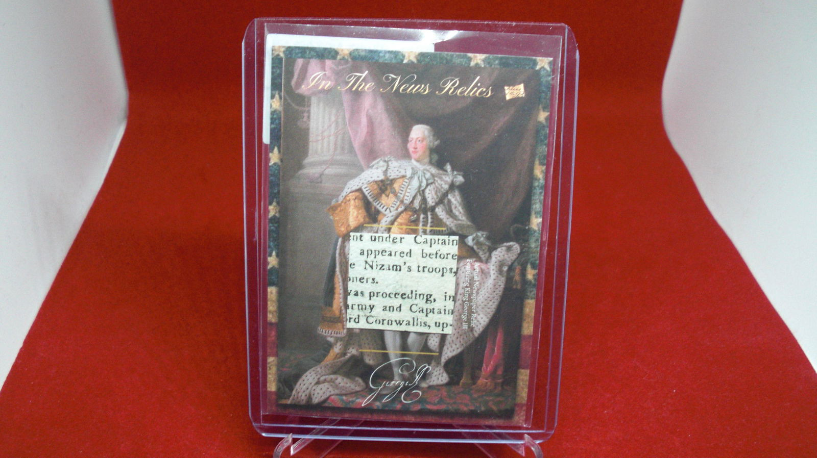 the bar 1/1 king george III news relic (1 of 1)