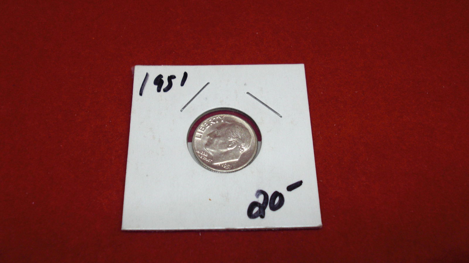 1951 roosevelt dime bu (1 of 1)