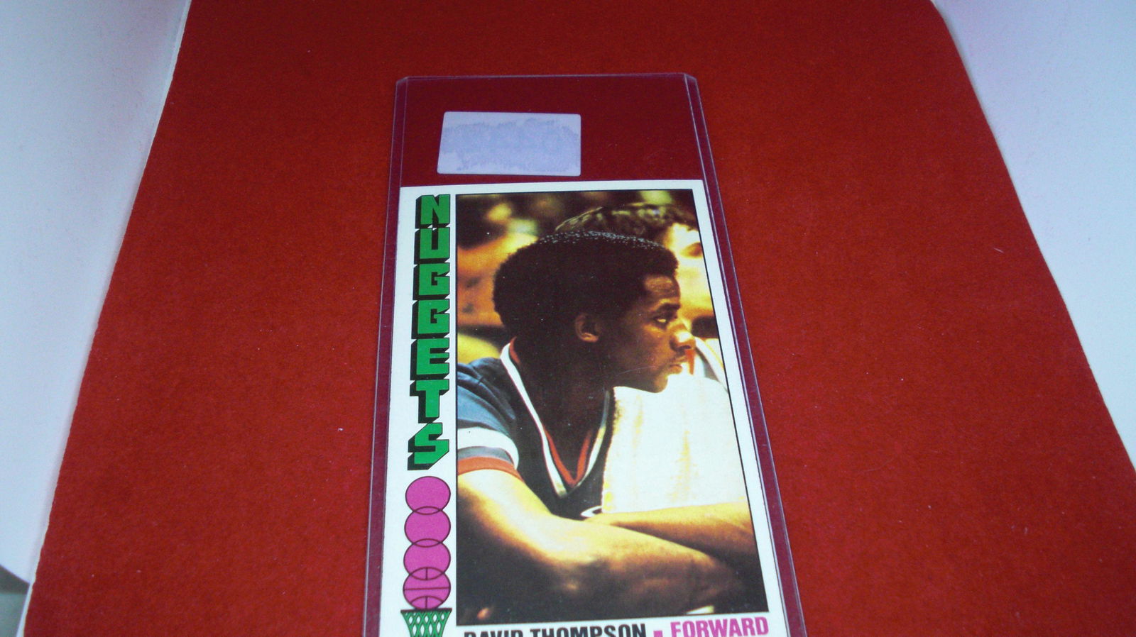 vintage large basketball david thompson (1 of 1)