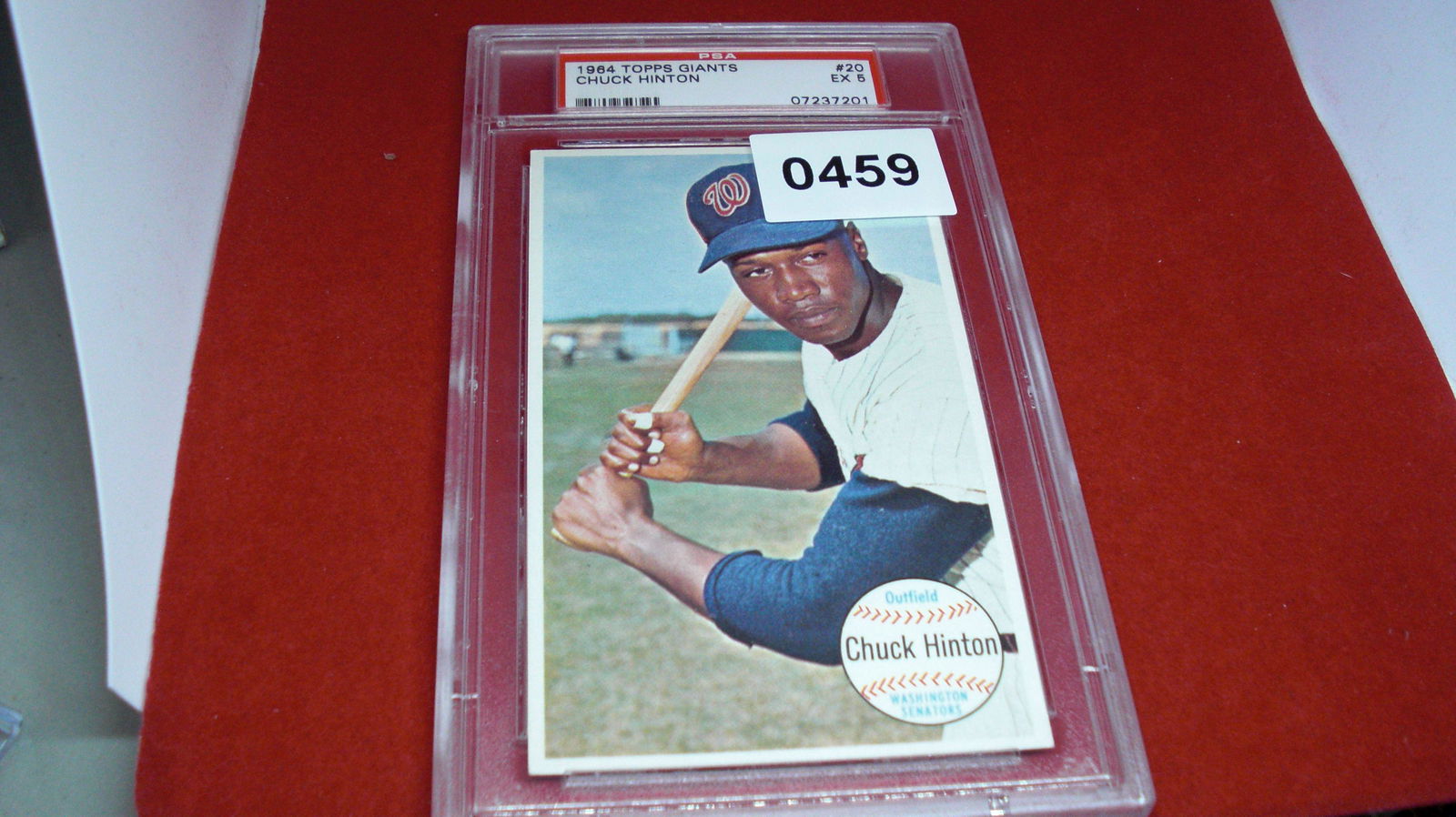 large psa graded 1964 chuck hinton ex 5 (1 of 1)