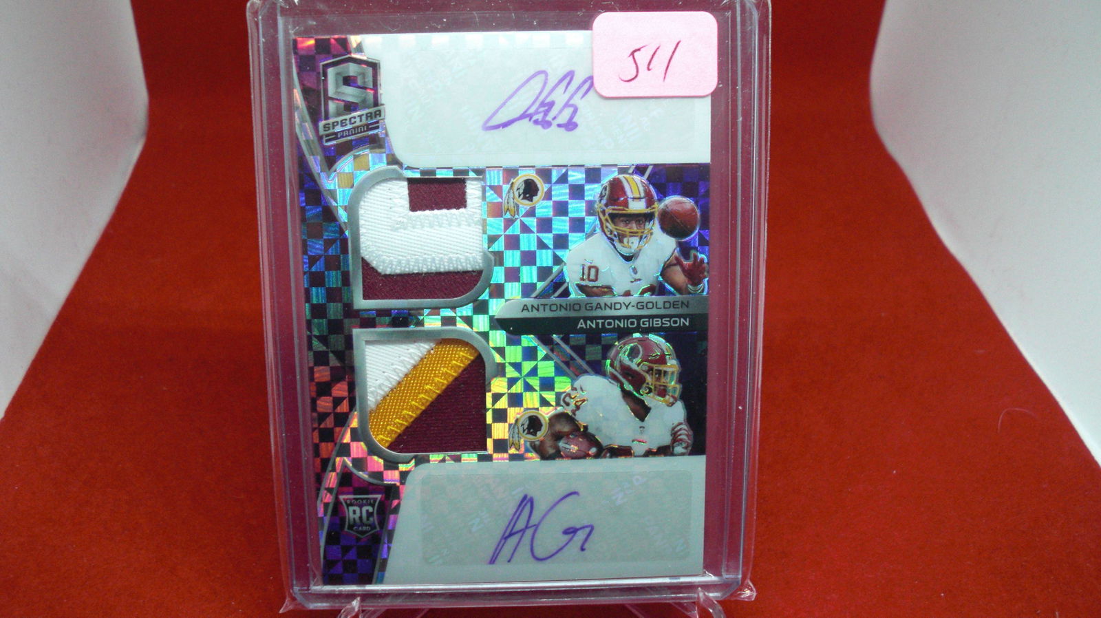 spectra rookie antonio gibson,antonio golden (1 of 1)