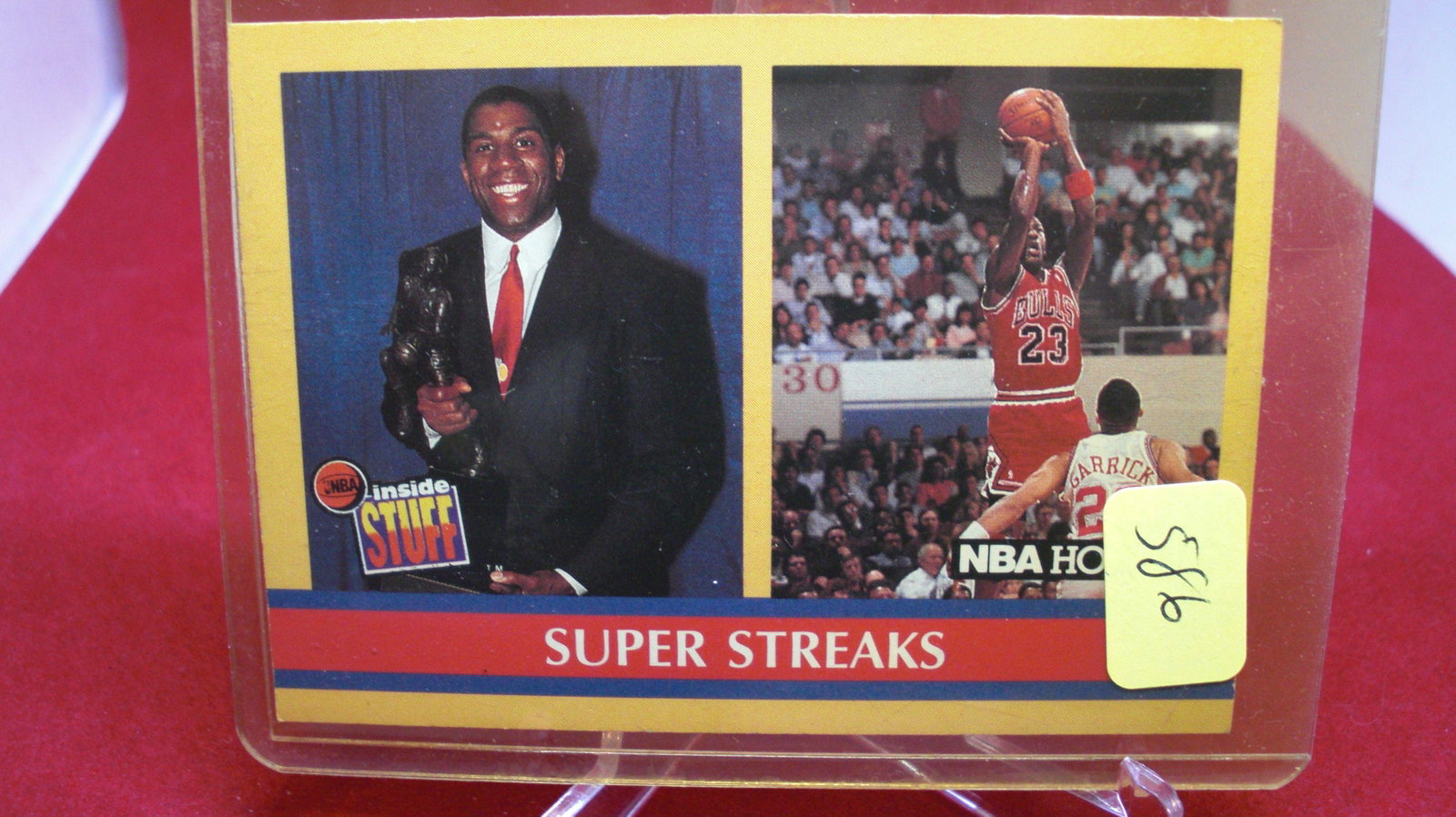 michael jordan card: in top loader