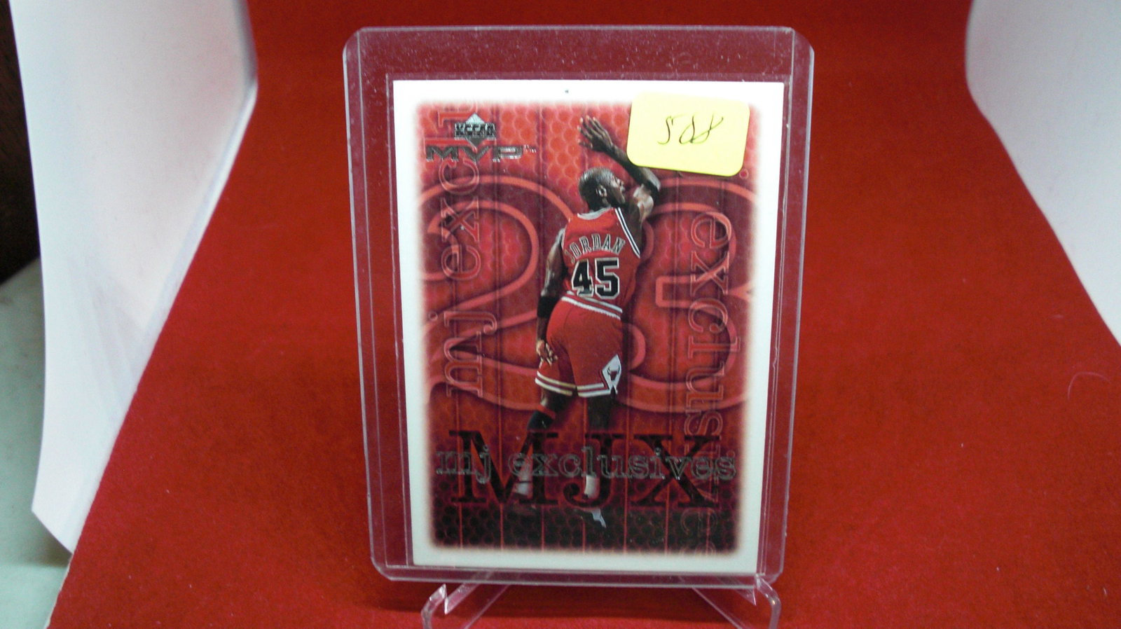 michael jordan card: in top loader