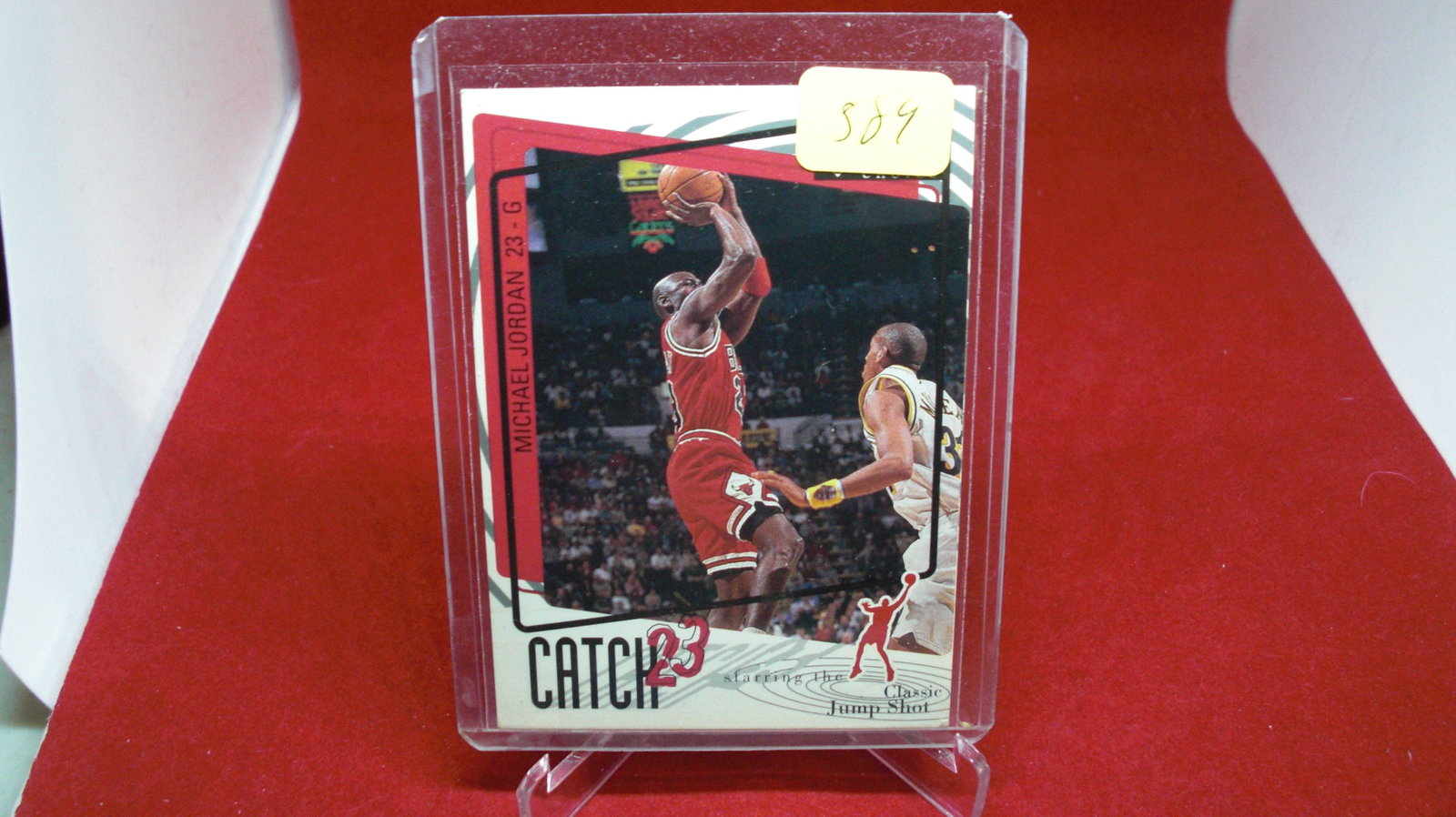 michael jordan card: in top loader