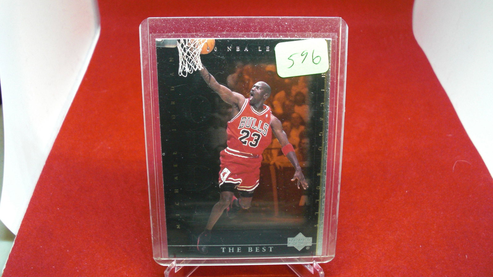 michael jordan card: in top loader