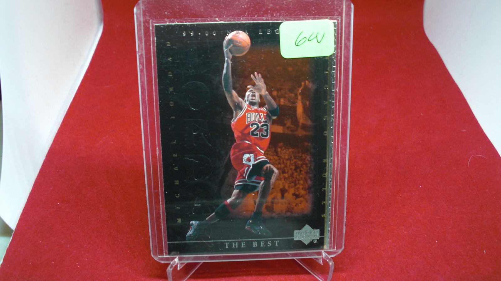 michael jordan card: in top loader