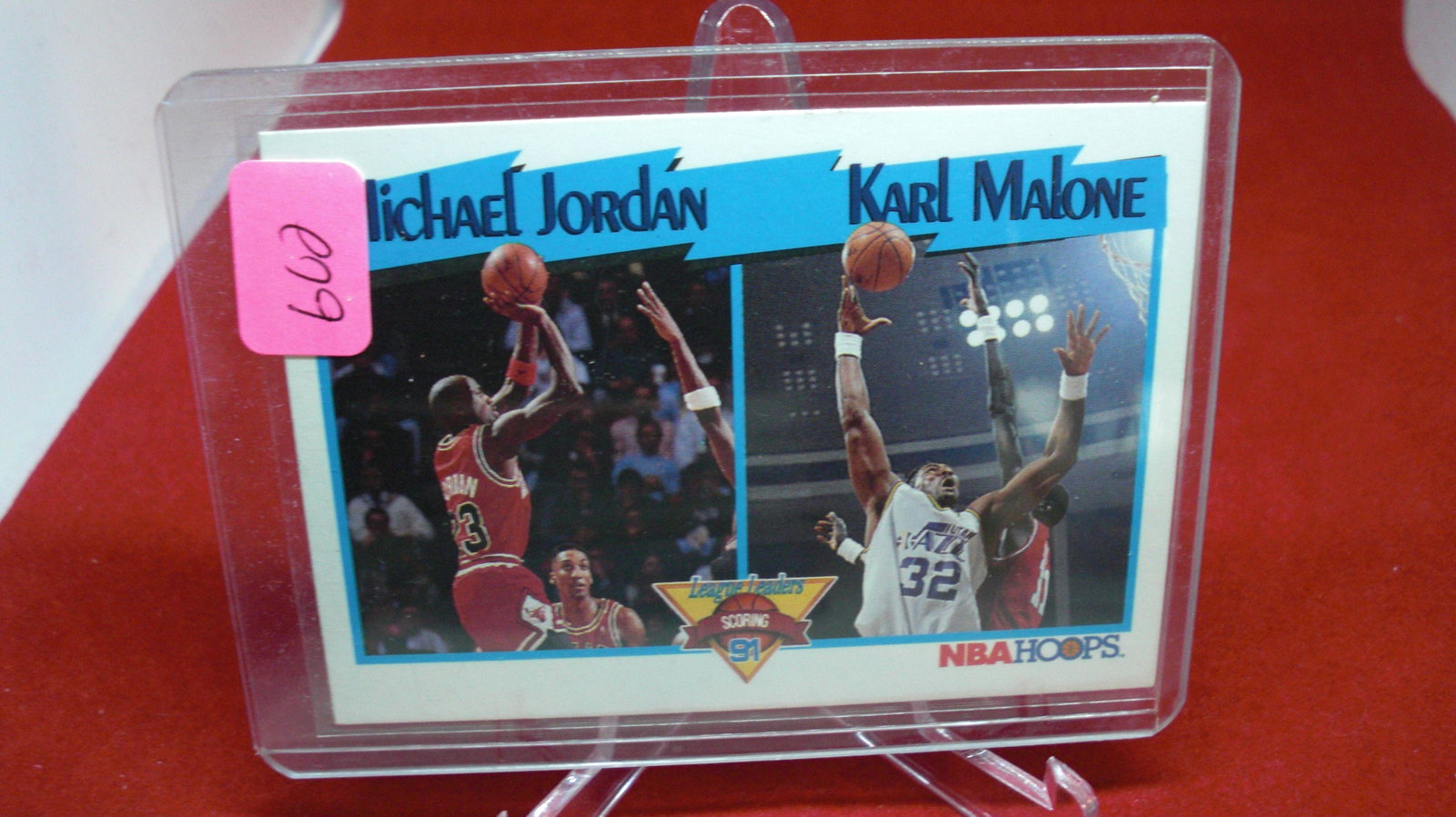 michael jordan card: in top loader