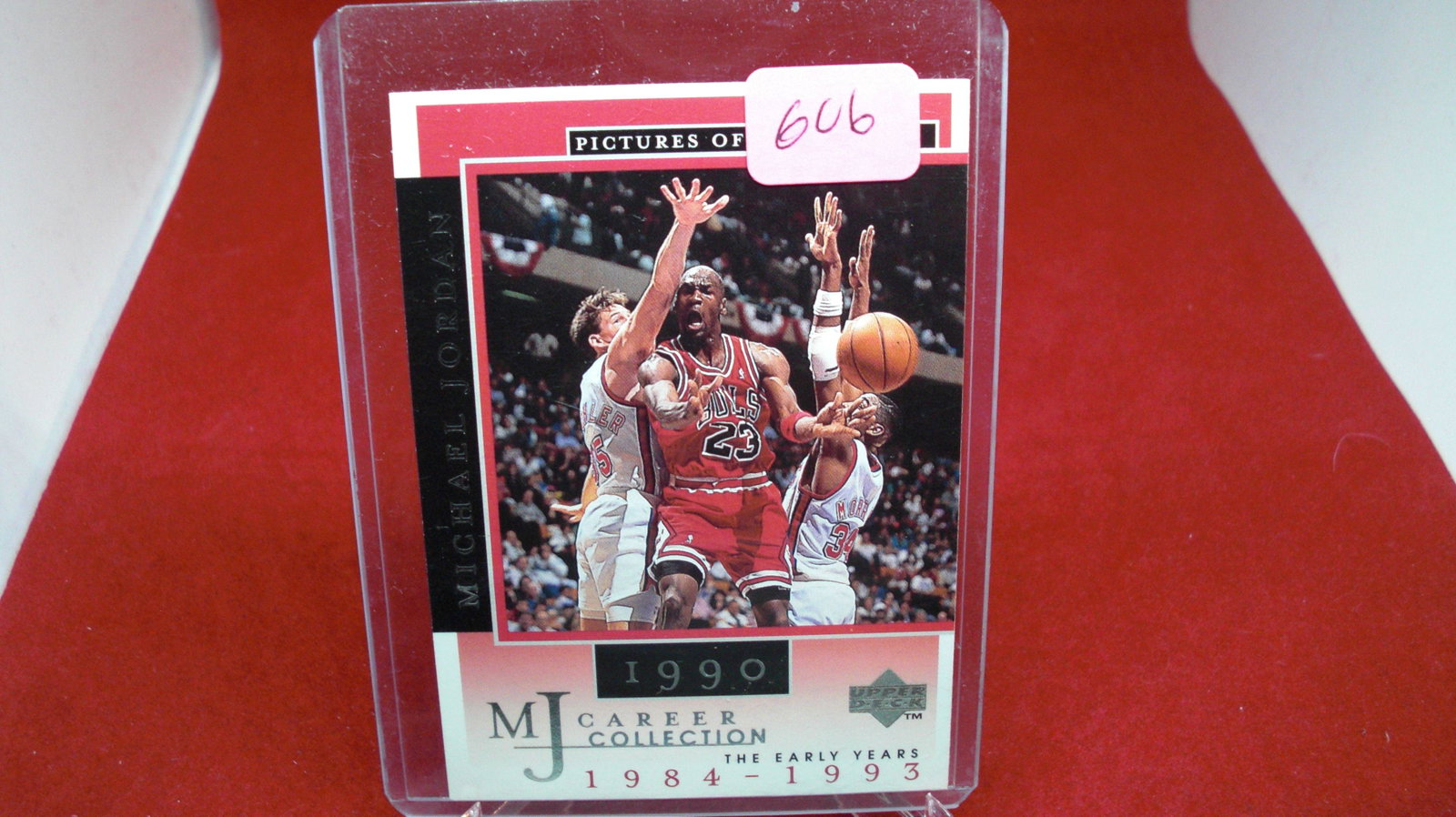 michael jordan card: in top loader