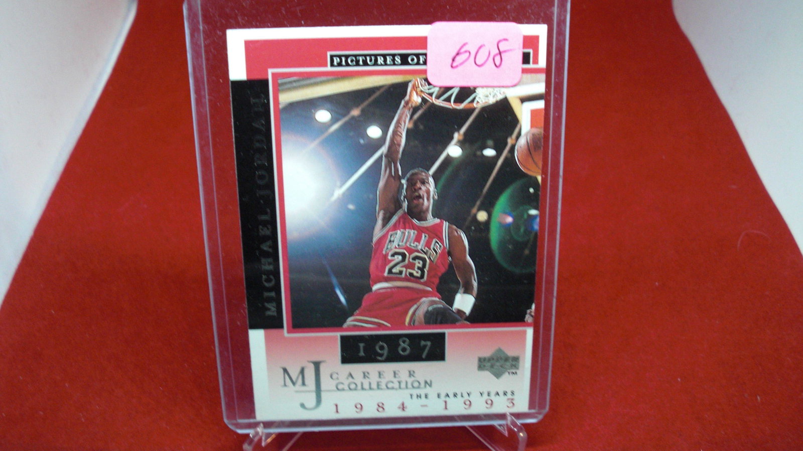michael jordan card: in top loader