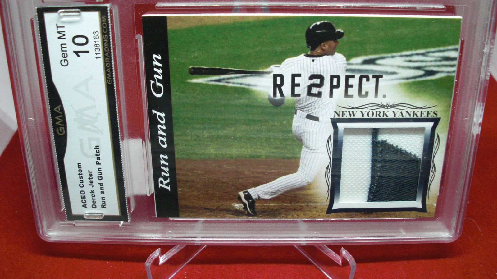 gma graded derek jeter mint 10 patch (1 of 1)