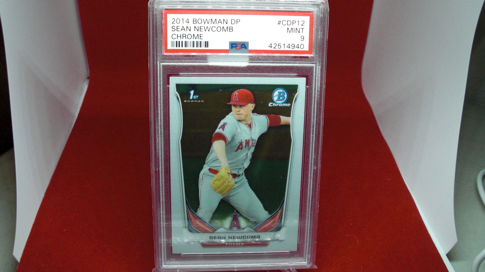 psa graded 2014 sean newbomb mint 9 (1 of 1)