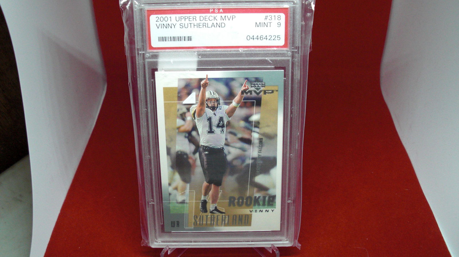 psa graded 2001 vinny sutherland mint 9 (1 of 1)