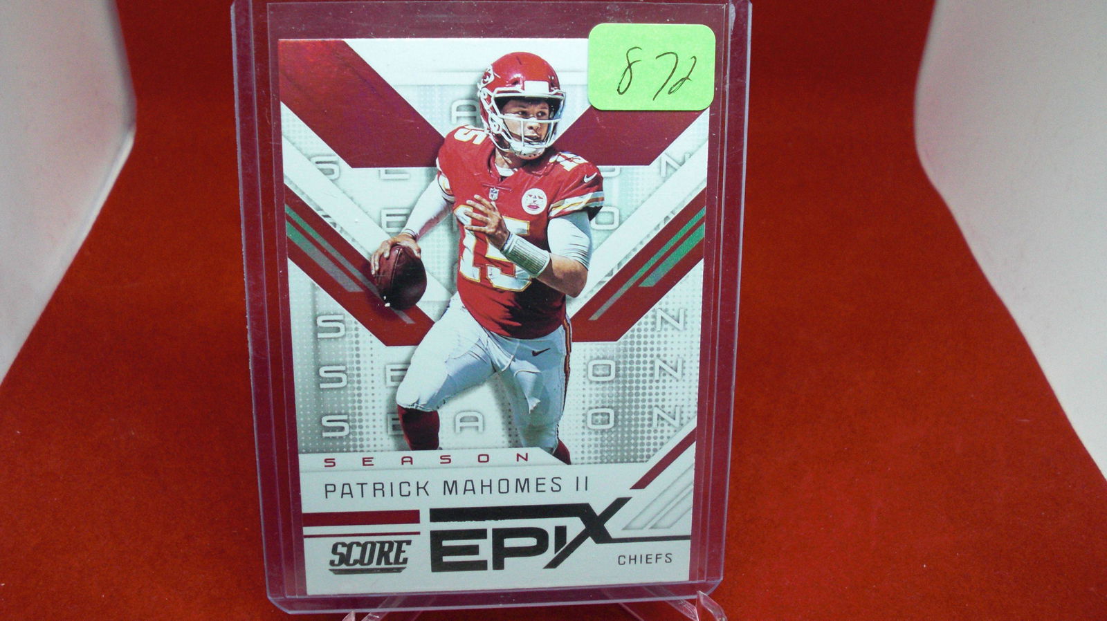 patrick mahomes: in top loader