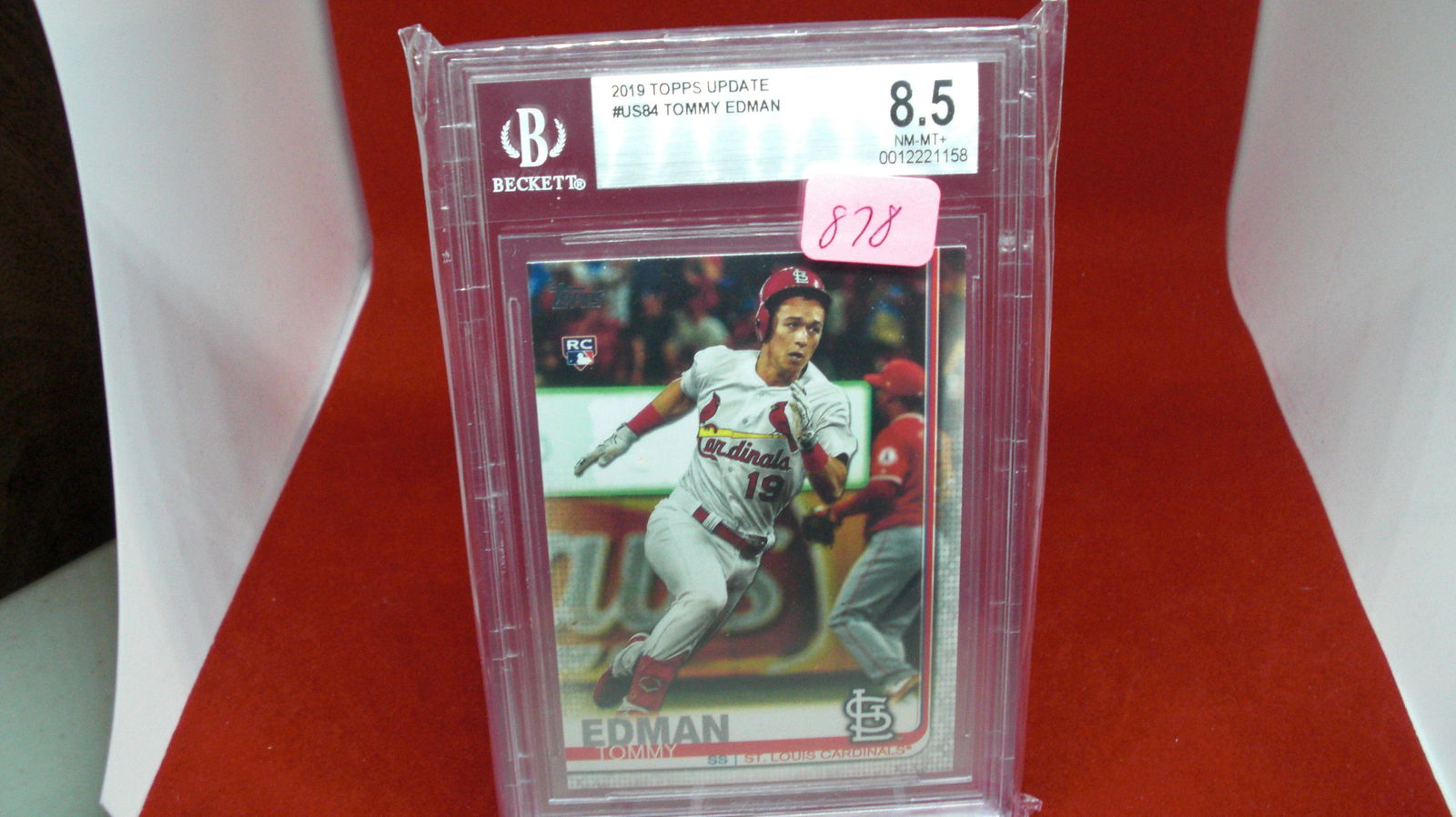 beckett graded tommy edman mint 8.5 (1 of 1)
