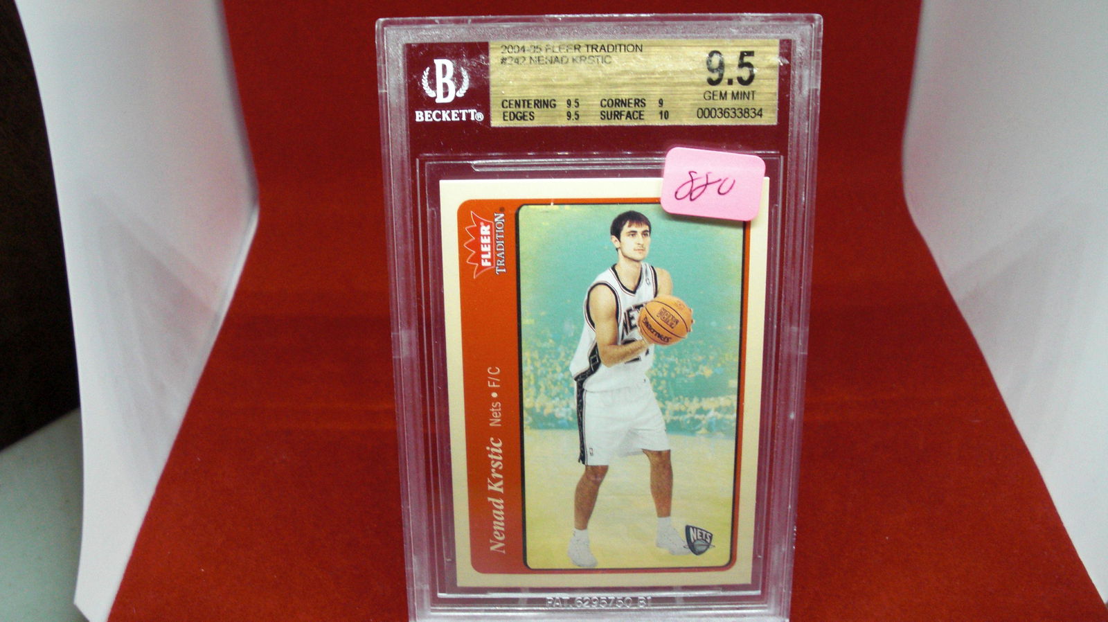 beckett graded nenad krstic mint 9.5 (1 of 1)