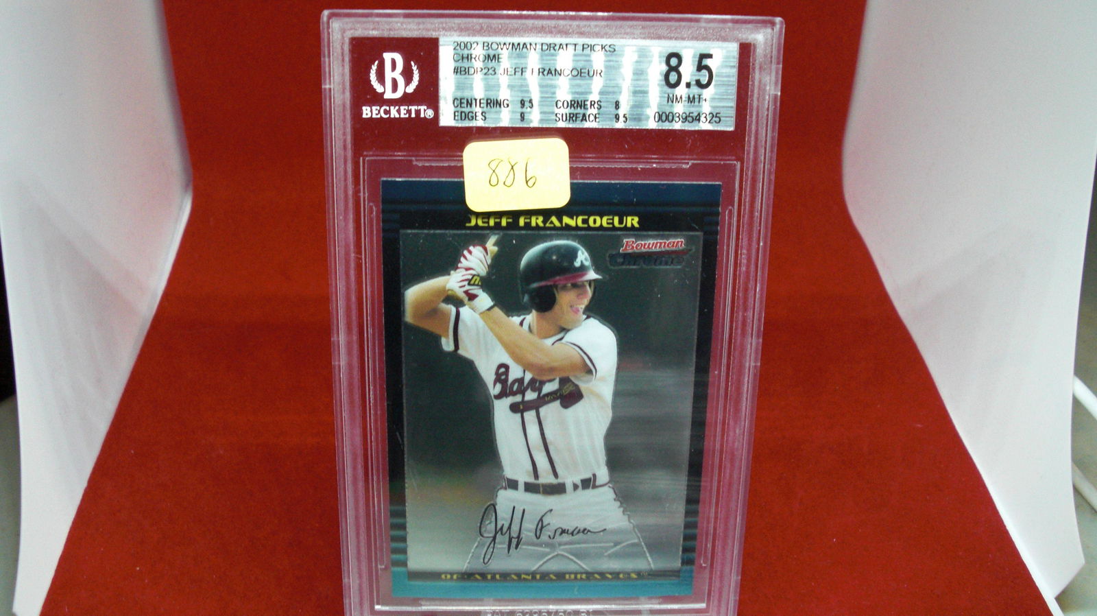 beckett graded jeff francoeur mint 8.5 (1 of 1)