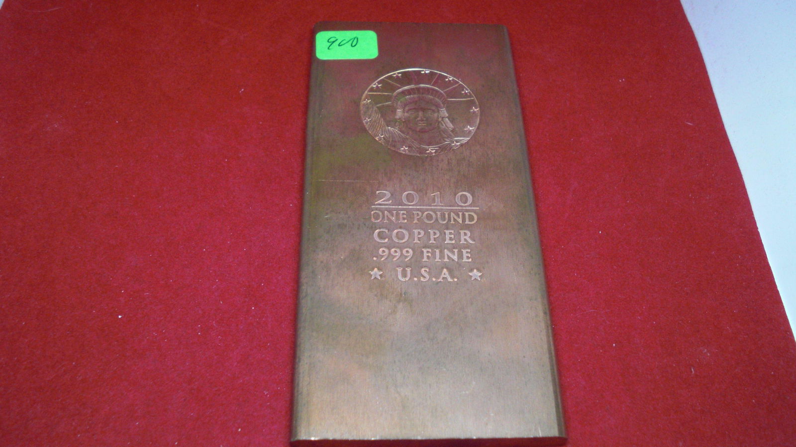 2010 one pound copper .999 fine (1 of 1)