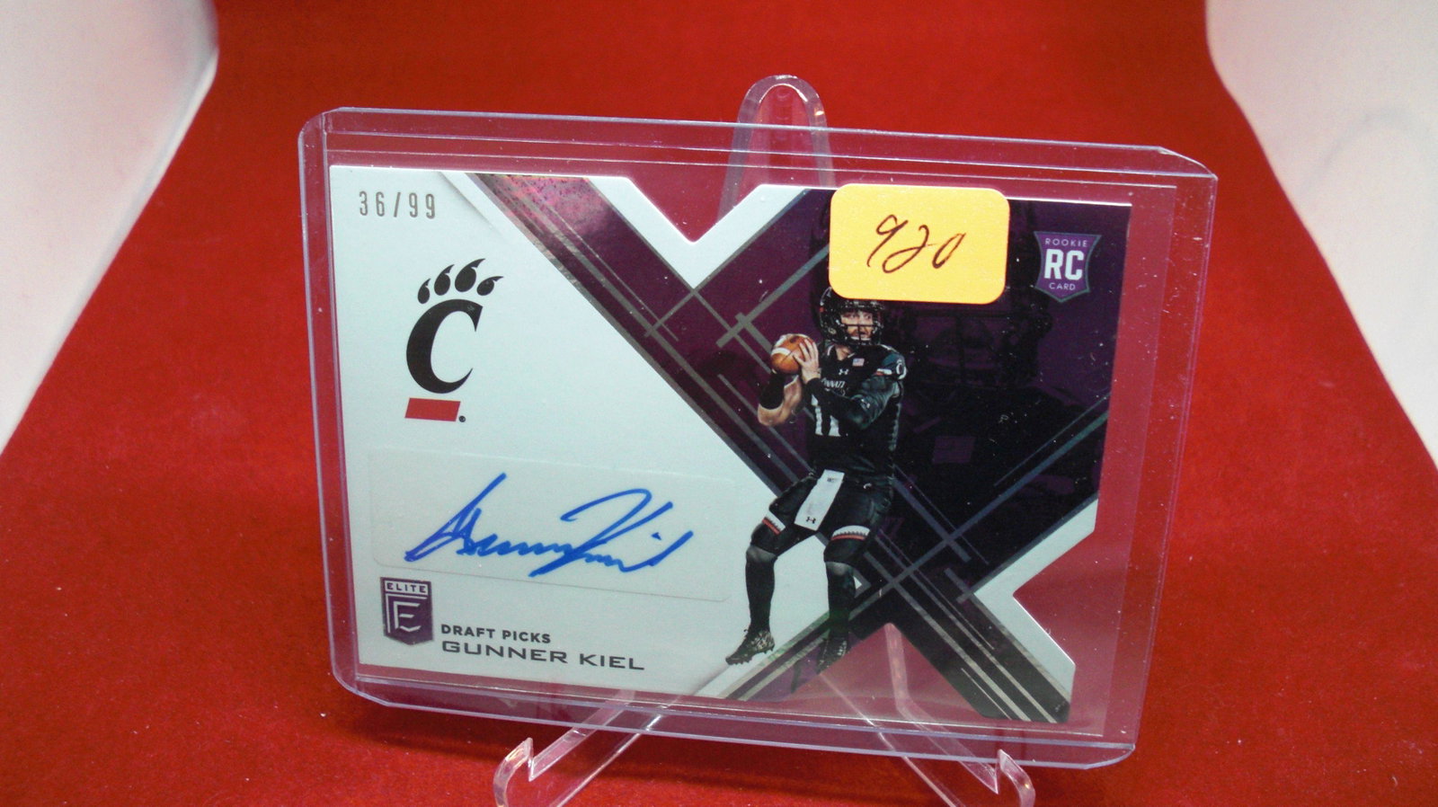 gunner kiel rookie #36/99: in top loader